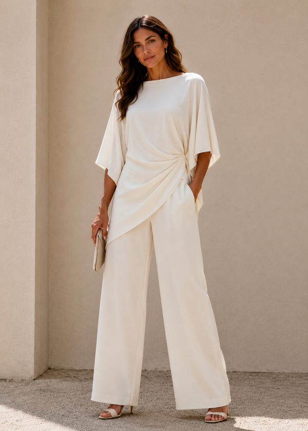 Ainara | Conjunto de Blusa y Pantalón Fluido