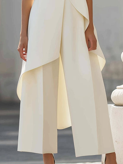 Jimena | Conjunto Elegante Top y Pantalón Ancho Marbella