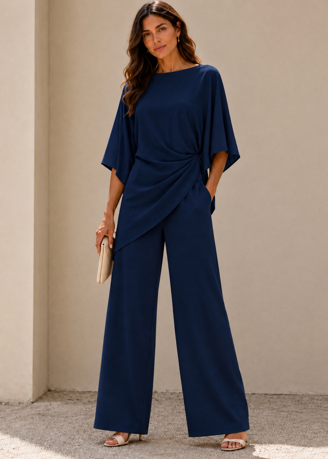 Ainara | Conjunto de Blusa y Pantalón Fluido
