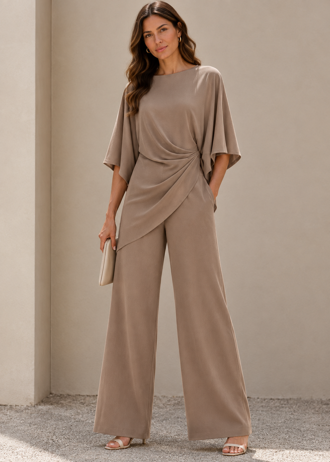 Ainara | Conjunto de Blusa y Pantalón Fluido