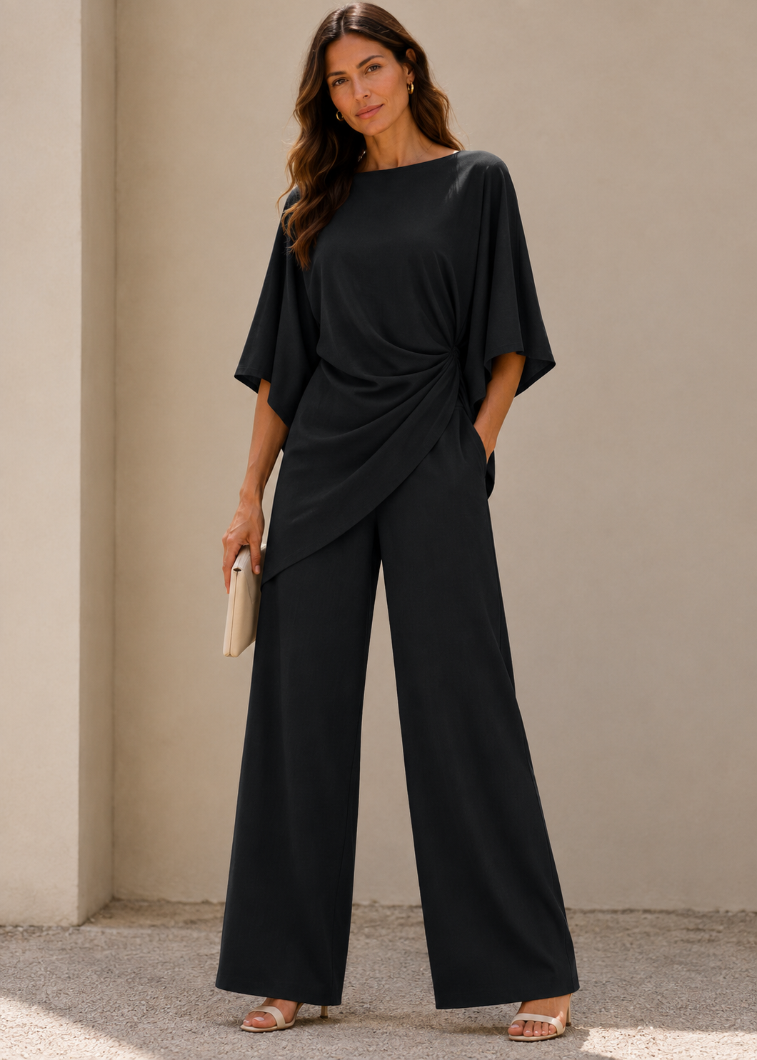 Ainara | Conjunto de Blusa y Pantalón Fluido