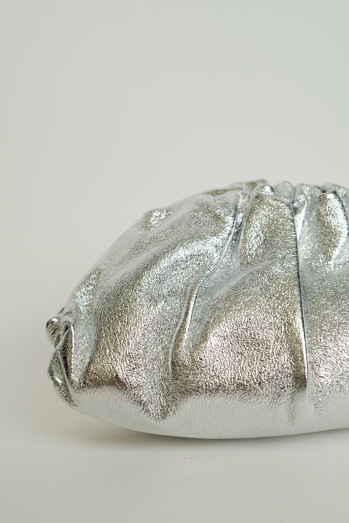 Araceli | Bolso de Fiesta Plateado con Cadena