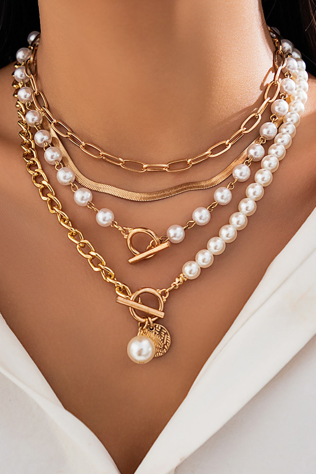 Ainhoa | Collar de Perlas de Varias Vueltas