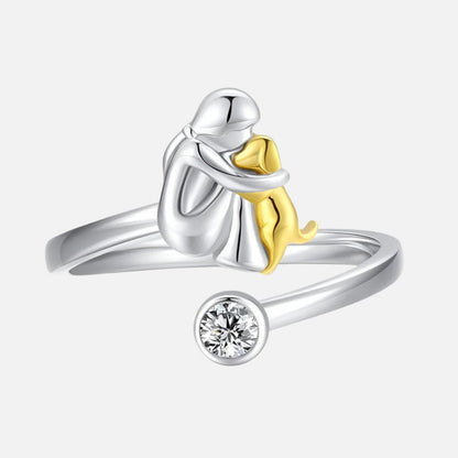 Catalina | Anillo Abrazo Eterno de Plata