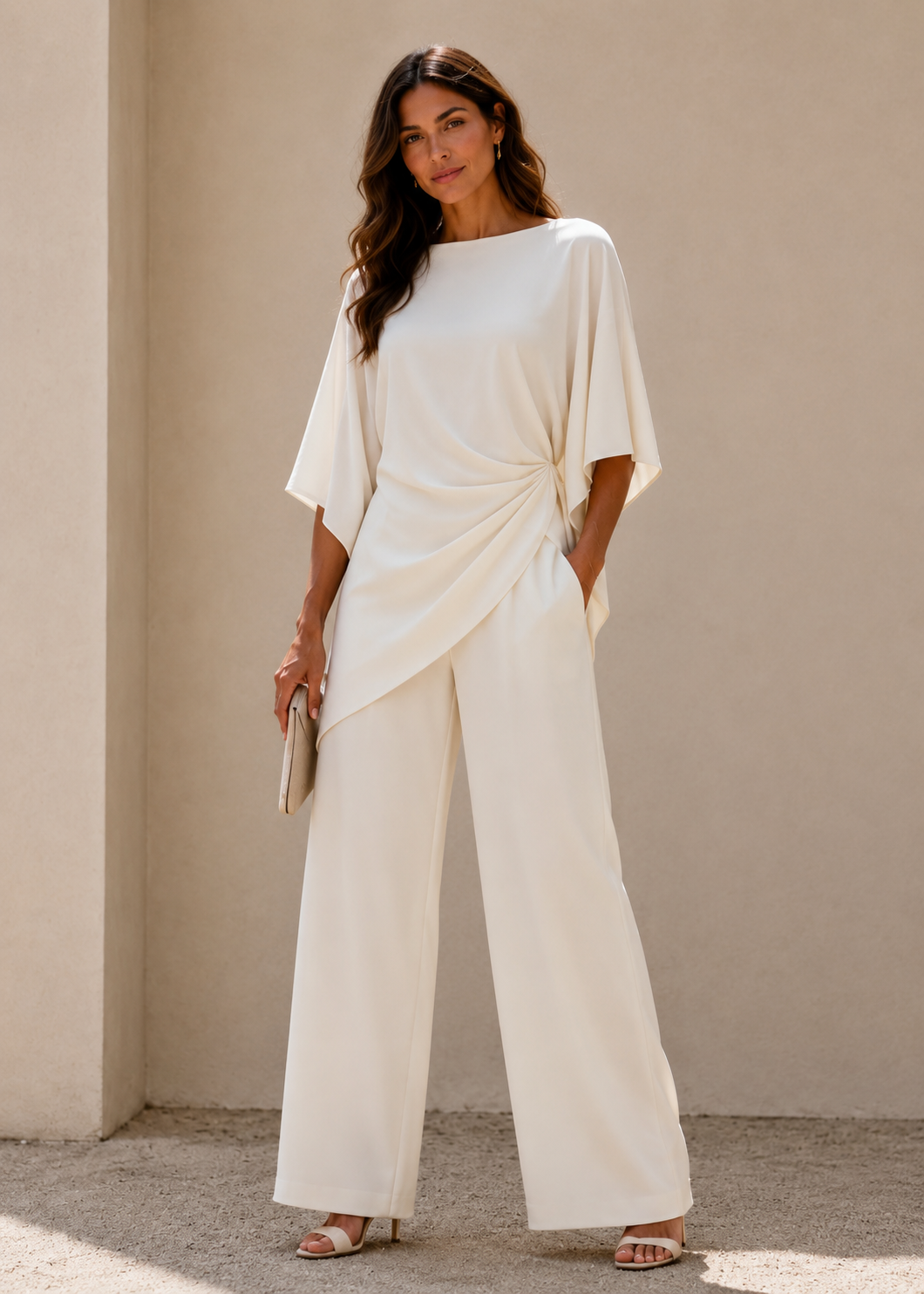 Ainara | Conjunto de Blusa y Pantalón Fluido