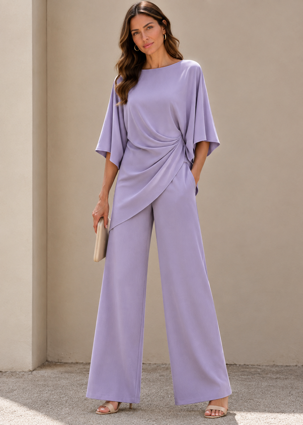 Ainara | Conjunto de Blusa y Pantalón Fluido
