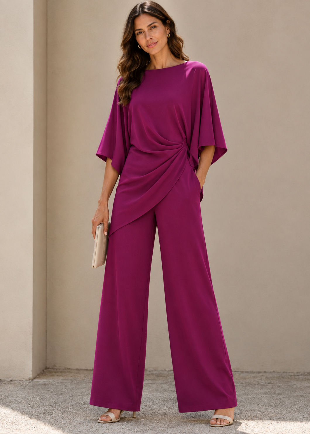 Ainara | Conjunto de Blusa y Pantalón Fluido