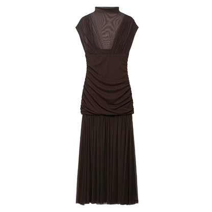 Adelaida | Vestido Largo Drapeado Madrid