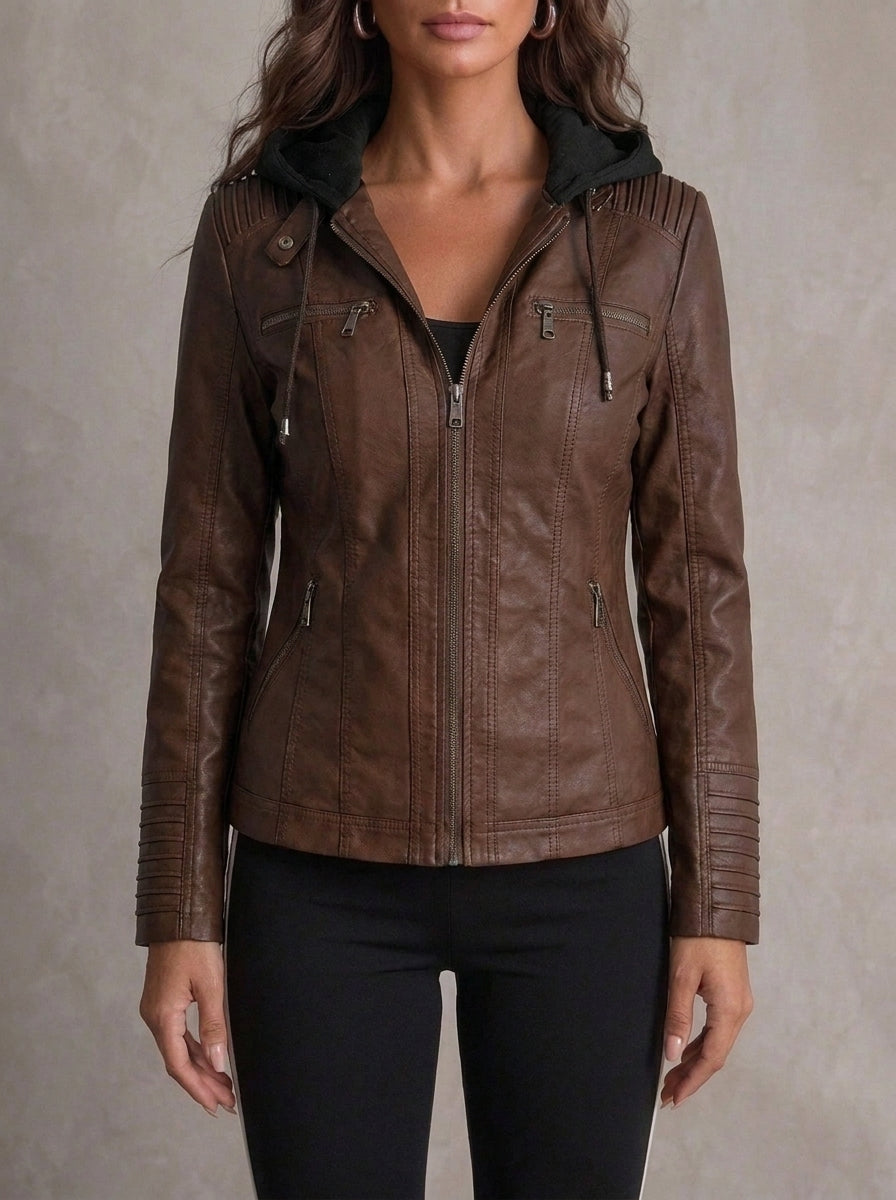 Asunción | Chaqueta Efecto Piel Elegante y Resistente