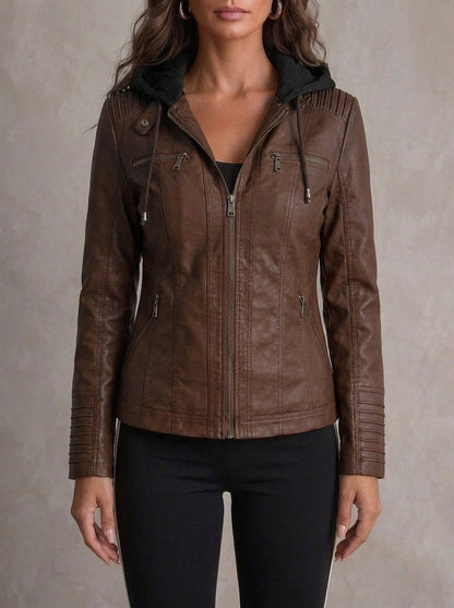 Asunción | Chaqueta Efecto Piel Elegante y Resistente