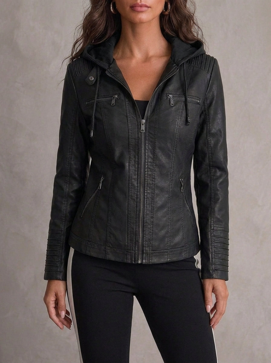 Asunción | Chaqueta Efecto Piel Elegante y Resistente