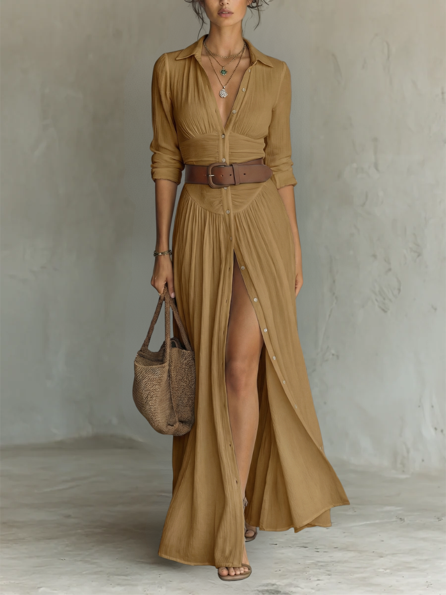 Itziar | Vestido Camisero Cadaqués