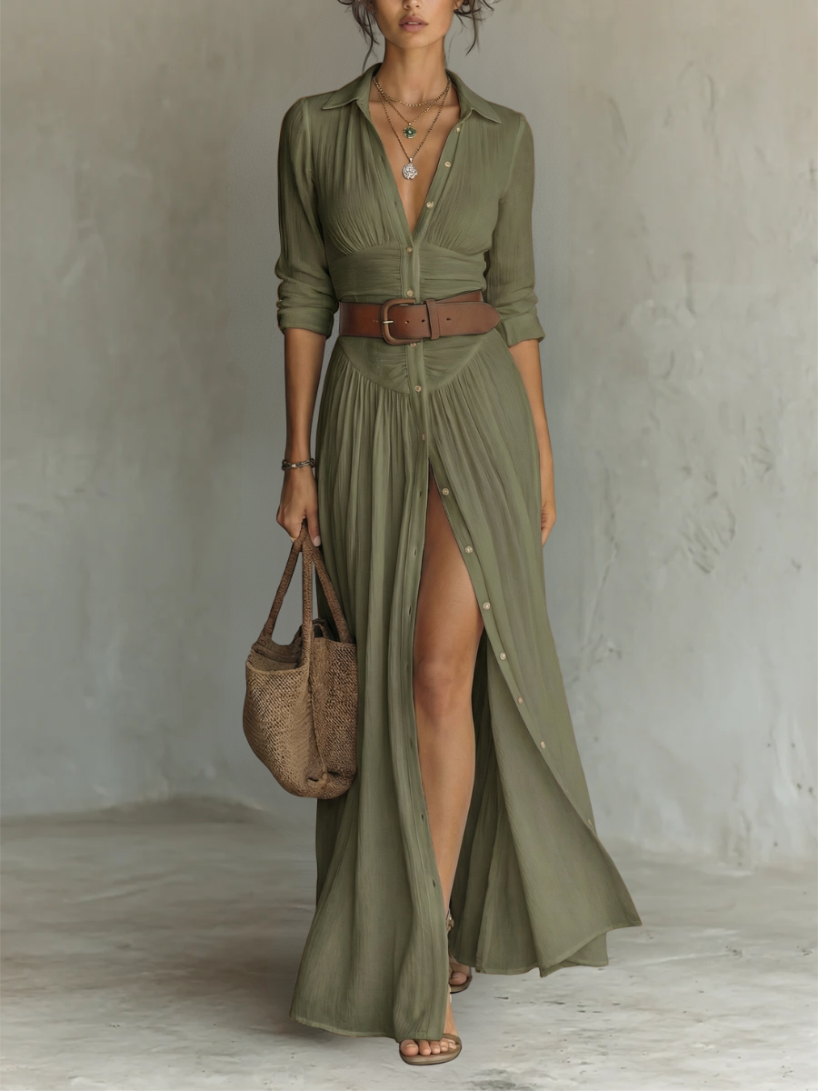 Itziar | Vestido Camisero Cadaqués