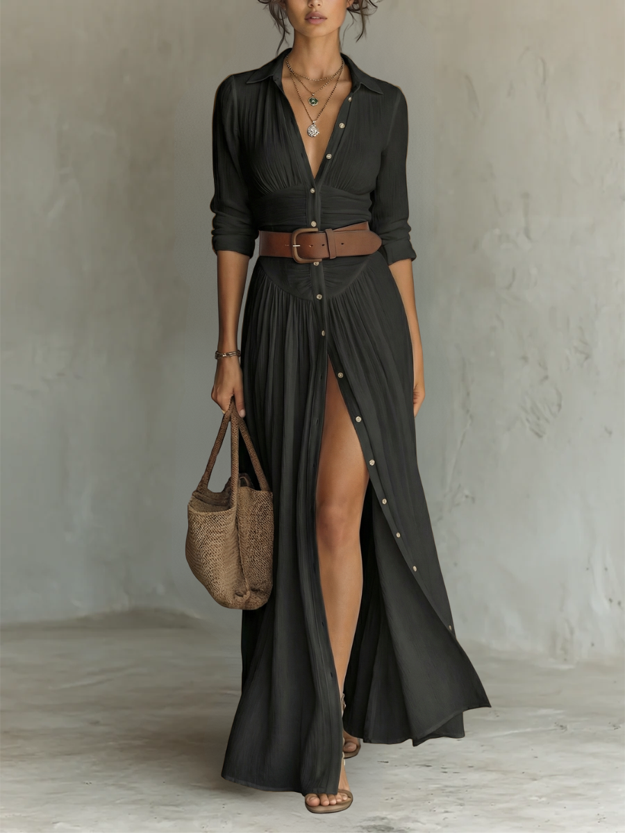 Itziar | Vestido Camisero Cadaqués