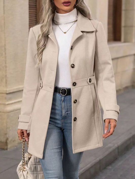 Marta | Abrigo Elegante con Cinturón