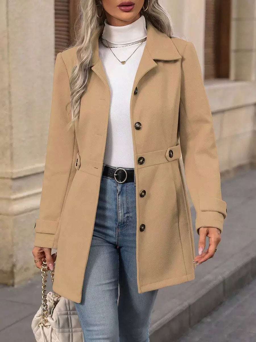 Marta | Abrigo Elegante con Cinturón