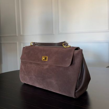 Coral | Bolso de Piel y Ante