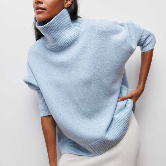 Eva | Jersey Oversize de Cuello Vuelto