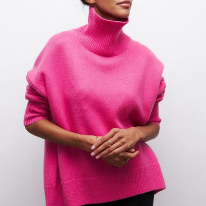 Eva | Jersey Oversize de Cuello Vuelto