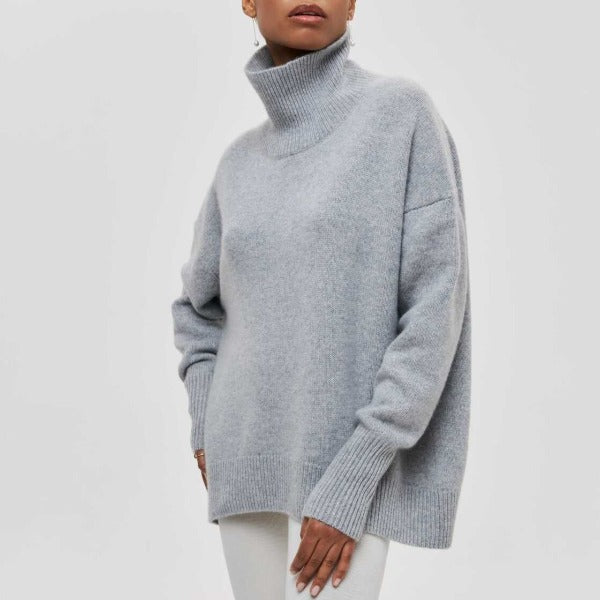 Eva | Jersey Oversize de Cuello Vuelto