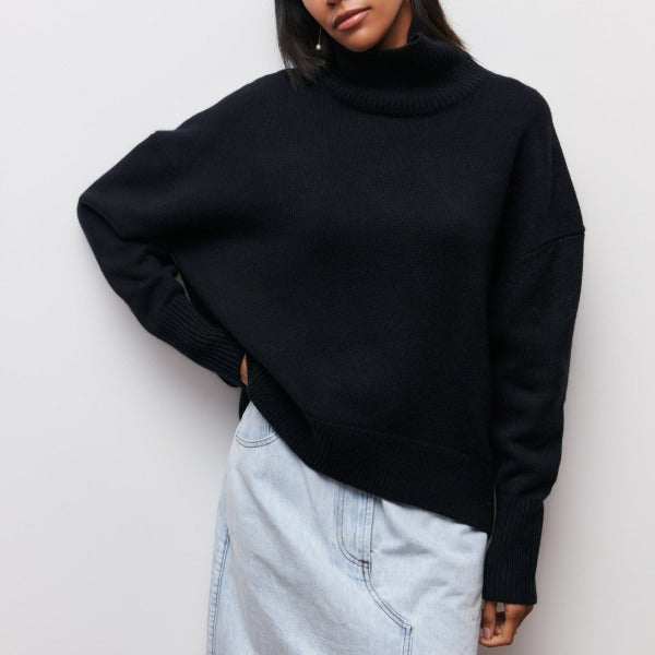 Eva | Jersey Oversize de Cuello Vuelto