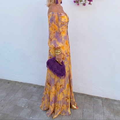 Mía | Vestido Largo de Gala con Hombros Descubiertos