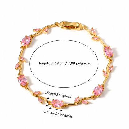 Zoe | Pulsera Tulipanes Aura