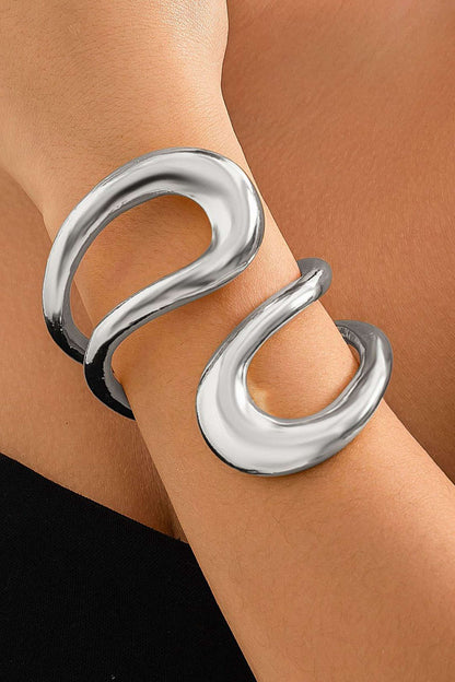 Mar | Pulsera Asimétrica Calada