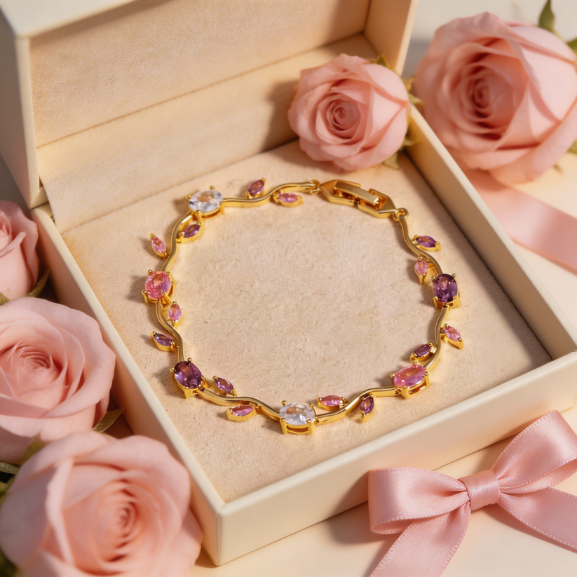 Zoe | Pulsera Tulipanes Aura