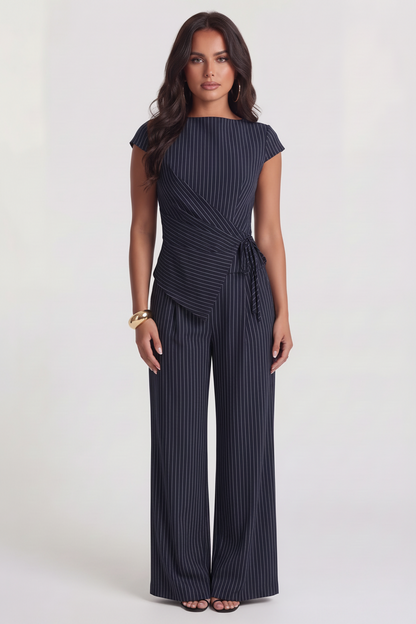 Amaia | Traje de Chaqueta a Rayas