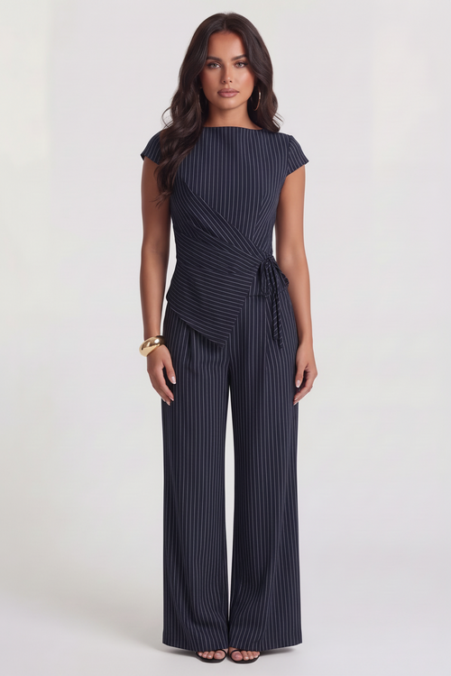 Amaia | Traje de Chaqueta a Rayas