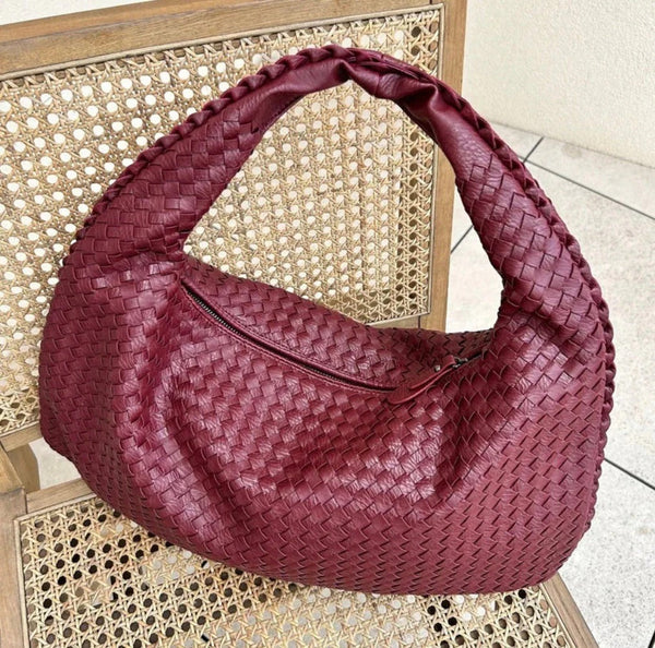 Rosalía | Bolso Hobo Trenzado