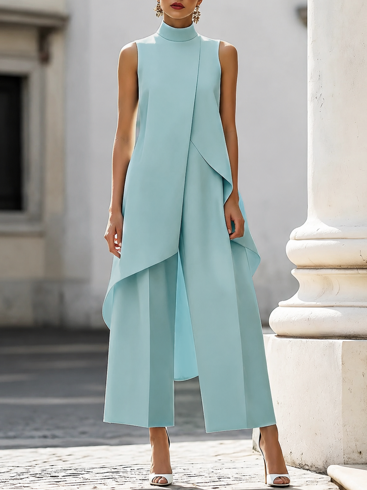 Jimena | Conjunto Elegante Top y Pantalón Ancho Marbella