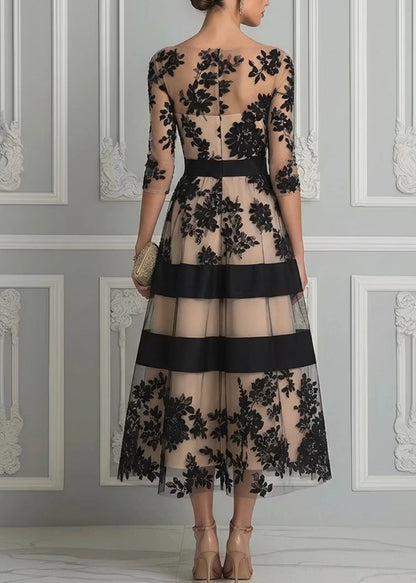 Leonor | Vestido de Fiesta de Encaje Floral