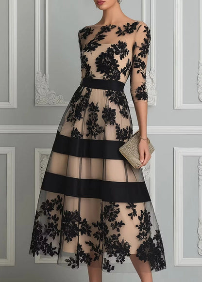 Leonor | Vestido de Fiesta de Encaje Floral