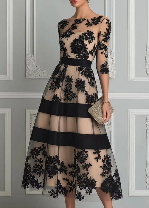 Leonor | Vestido de Fiesta de Encaje Floral